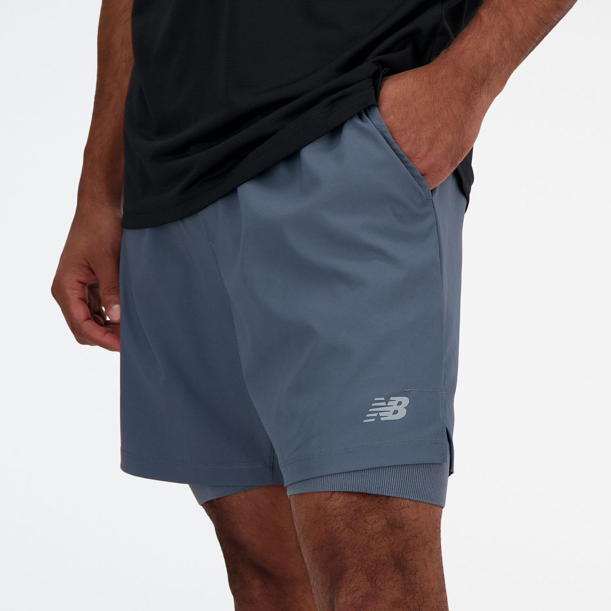 New Balance Men's AC Lined Short 7-4