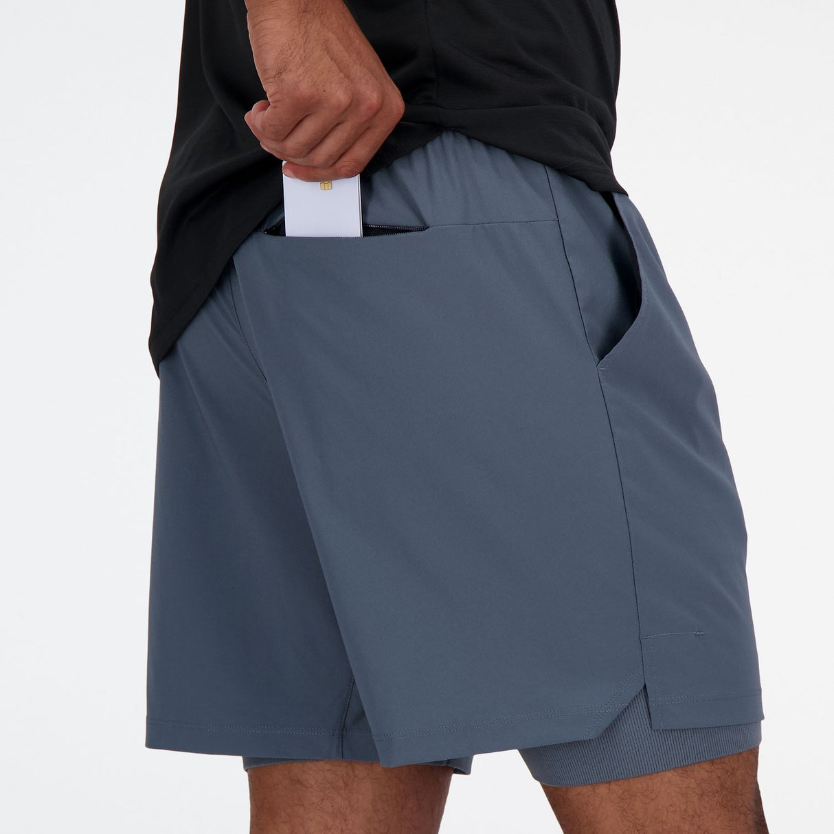 New Balance Men's AC Lined Short 7-6