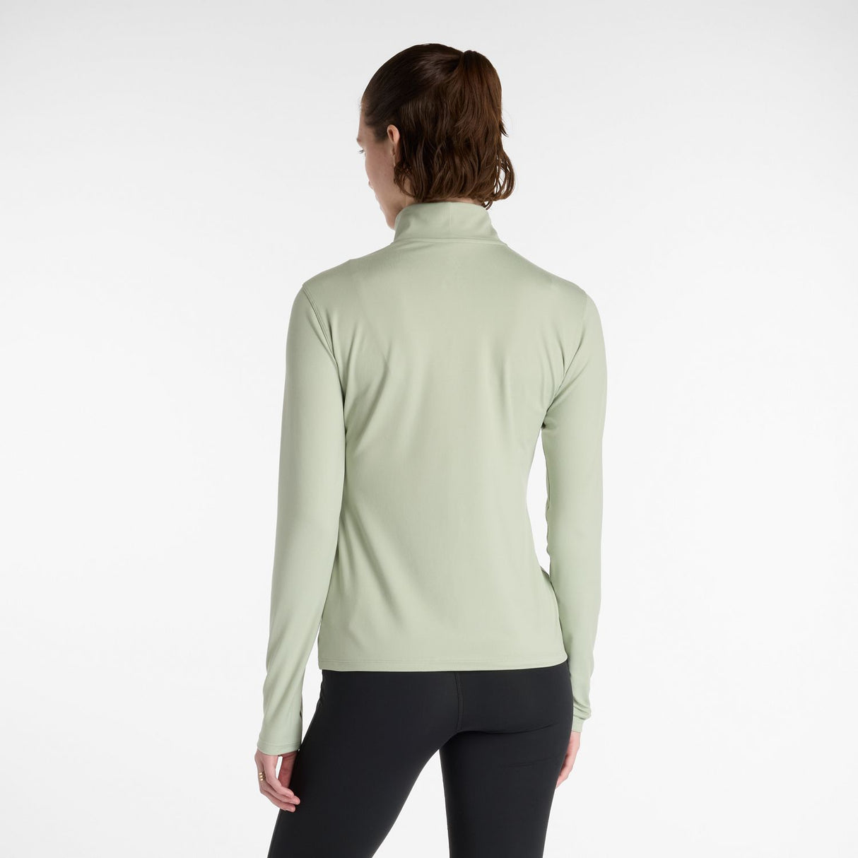 New Balance Women's Sport Essentials Space Dye Quarter Zip-3