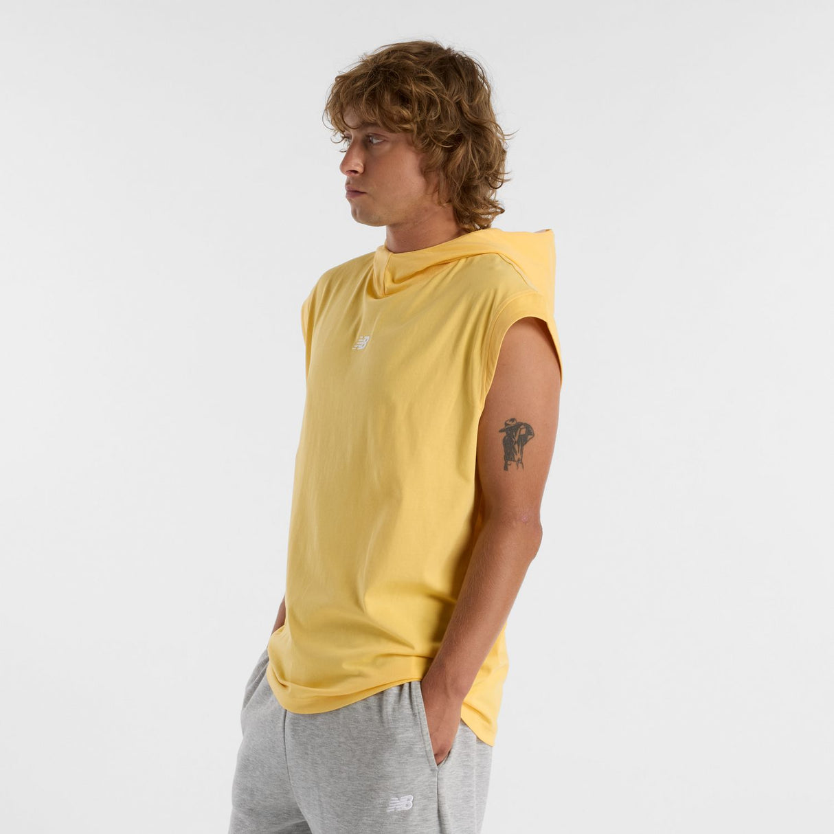 New Balance Men's BP Sleeveless Lightweight Hoodie-2