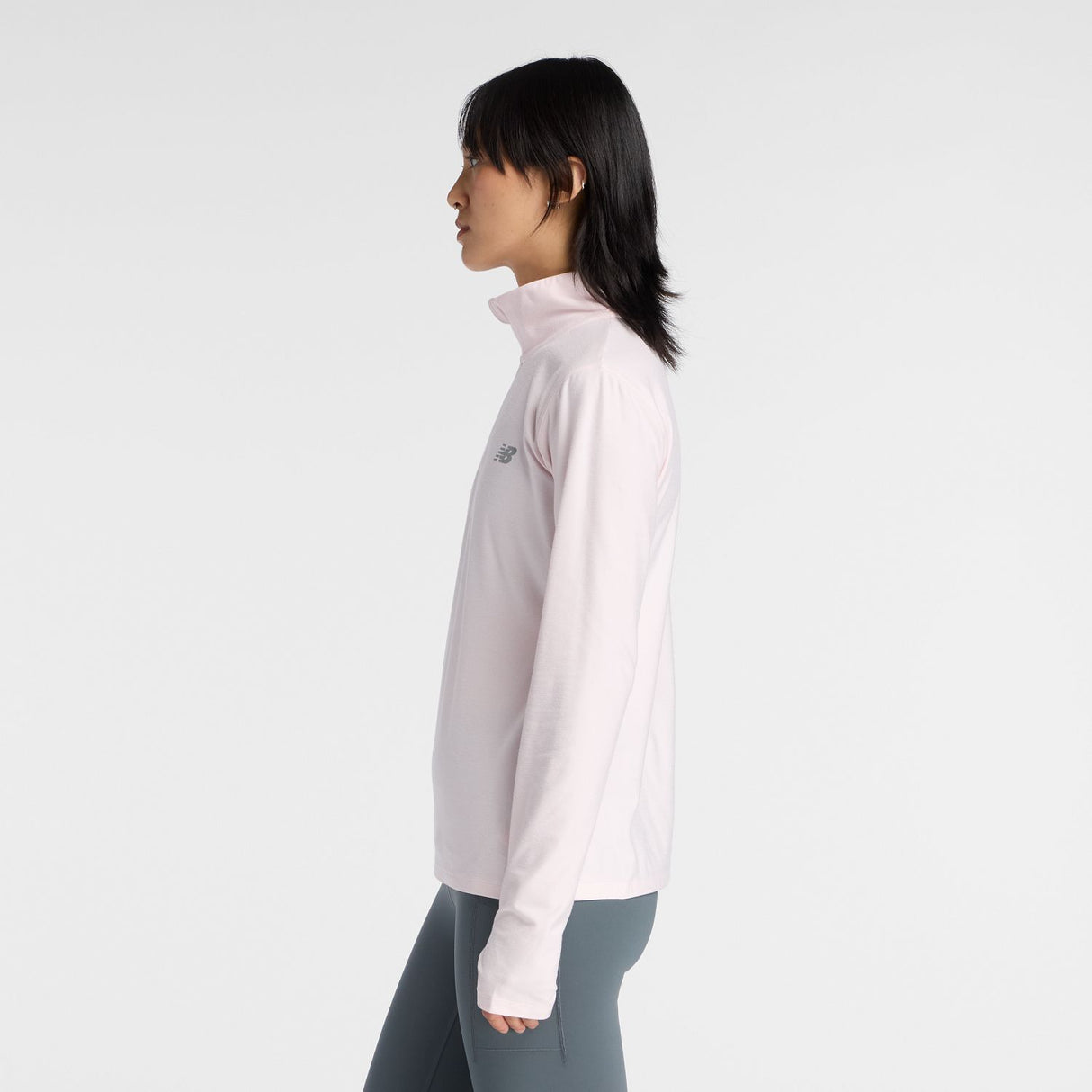 New Balance Women's Sport Essentials Space Dye Quarter Zip-2