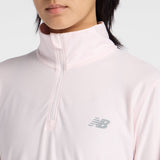 New Balance Women's Sport Essentials Space Dye Quarter Zip-4