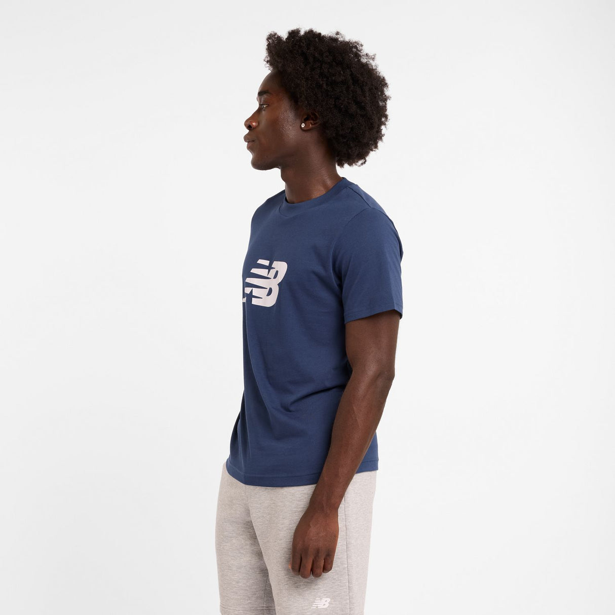 New Balance Men's Sport Jersey Logo T-Shirt-2