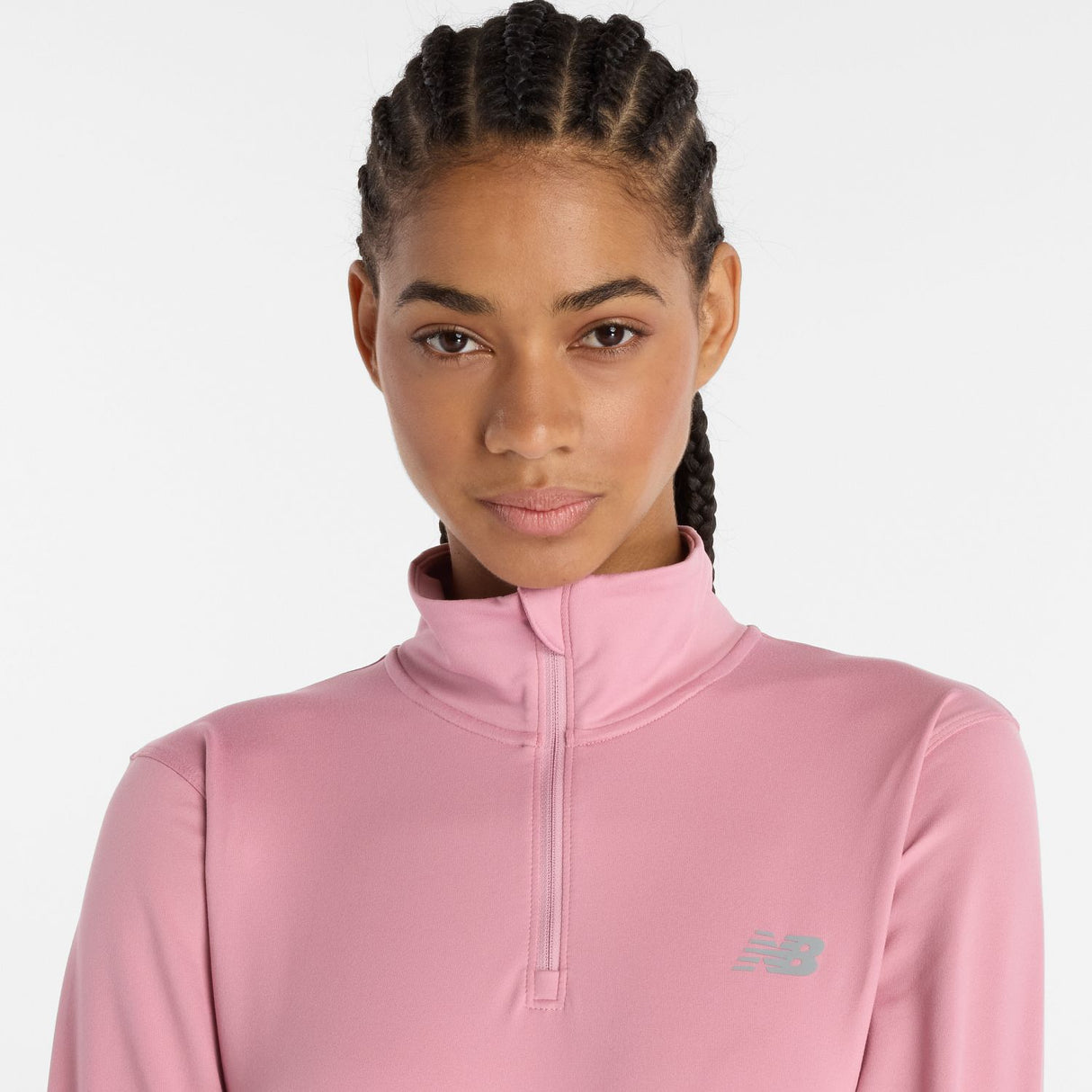 New Balance Women's Sport Essentials Space Dye Quarter Zip-4