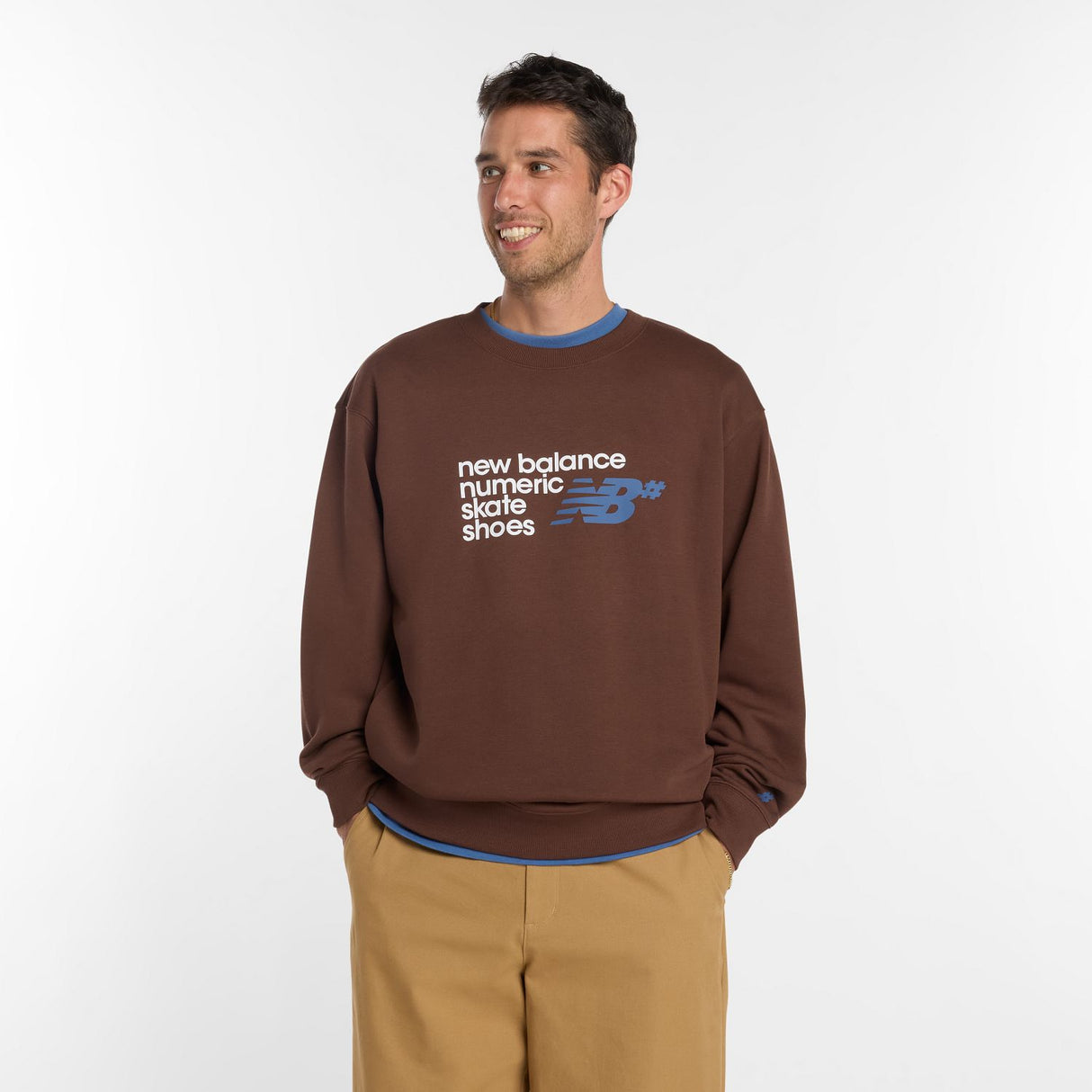 New Balance Men's Numeric French Terry Crew-2