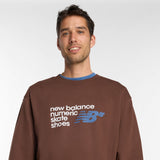 New Balance Men's Numeric French Terry Crew-5