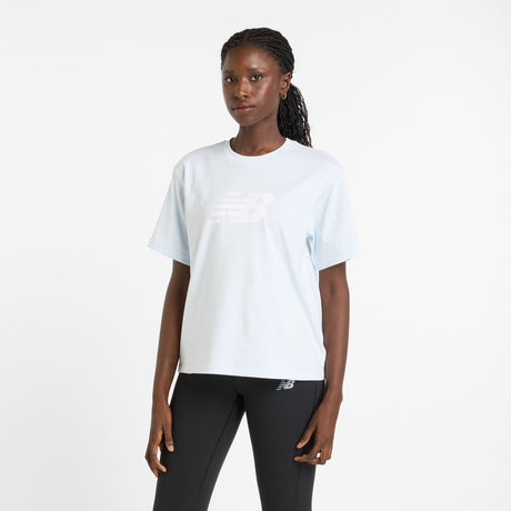 New Balance Women's Sport Jersey Relaxed Logo T-Shirt-1