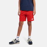 New Balance Youth French Terry Stacked Logo Short-5