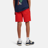 New Balance Youth French Terry Stacked Logo Short-7