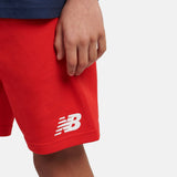 New Balance Youth French Terry Stacked Logo Short-8