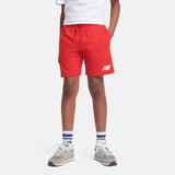 New Balance Youth French Terry Stacked Logo Short-5