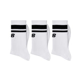 New Balance Essentials Line Midcalf Socks 3 Pack-2