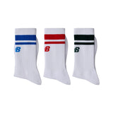 New Balance Essentials Line Midcalf Socks 3 Pack-2