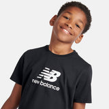 New Balance Youth Jersey Stacked Logo Tee-8