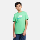 New Balance Youth Jersey Stacked Logo Tee-1