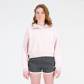 New Balance Women's Athletics Remastered French Terry 1/4 Zip-1