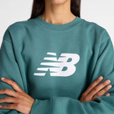 New Balance Women's Sport Fleece Logo Crew-4