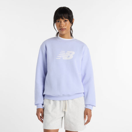 New Balance Women's Sport Fleece Logo Crew-1