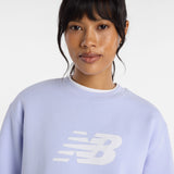 New Balance Women's Sport Fleece Logo Crew-4