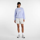 New Balance Women's Sport Fleece Logo Crew-6