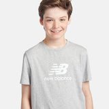 New Balance Youth Jersey Stacked Logo Tee-8