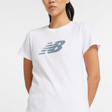 New Balance Women's Sport Jersey Logo T-Shirt-4