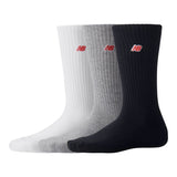 New Balance Patch Logo Crew 3 Pairs-1