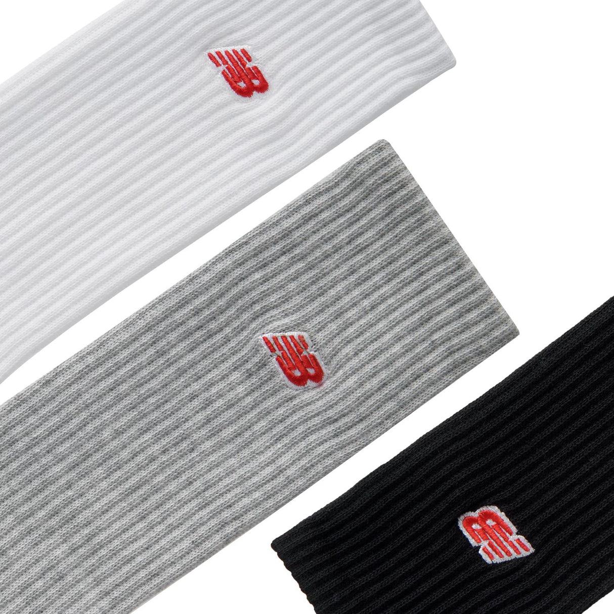 New Balance Patch Logo Crew 3 Pairs-2