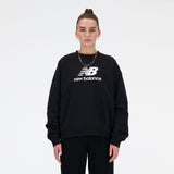 New Balance Women's Sport Essentials Fleece Logo Crew-1