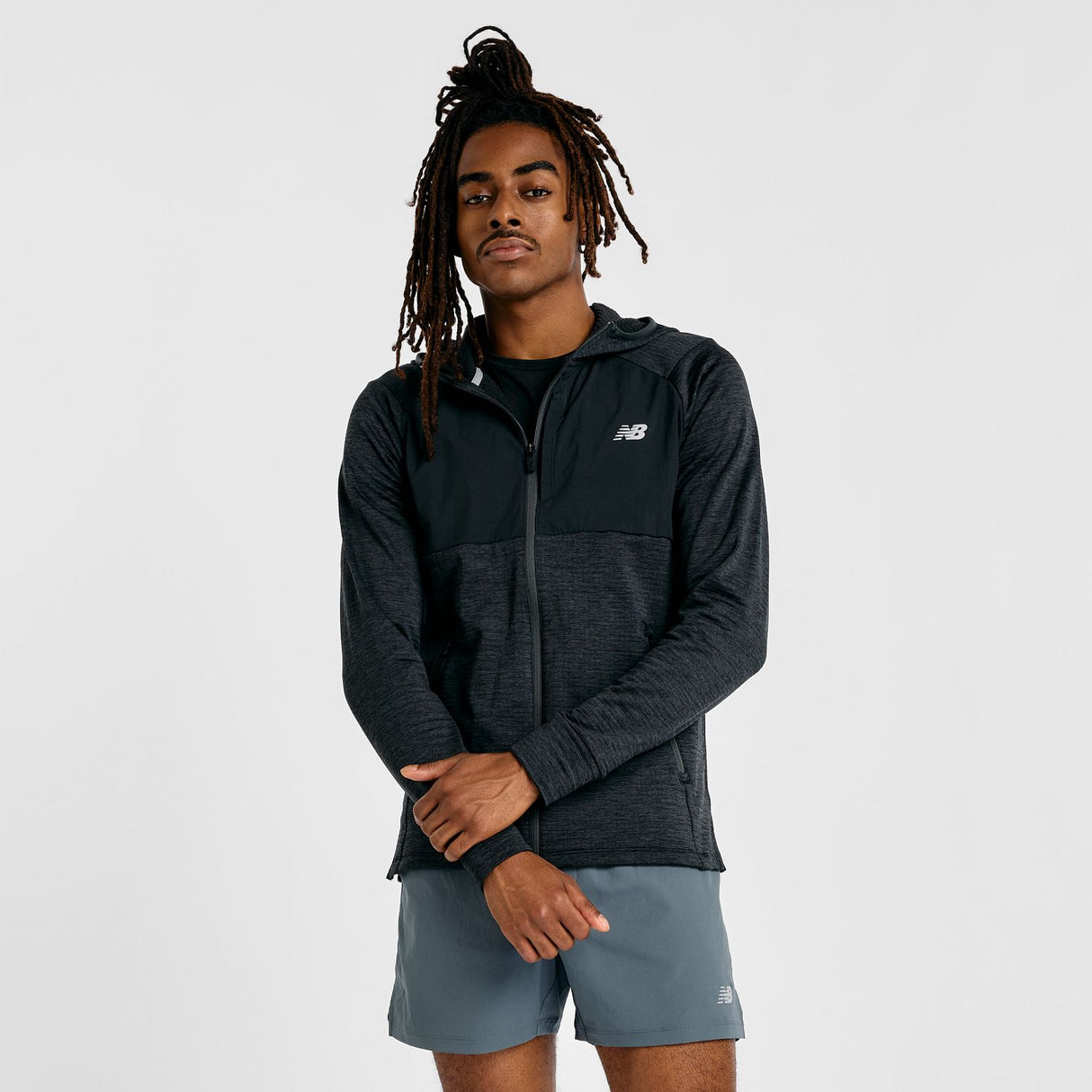 New Balance Men's Heat Grid Hooded Full Zip-3
