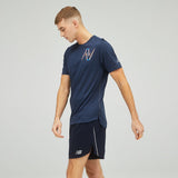 New Balance Men's Graphic Impact Run Short Sleeve-2