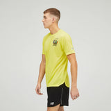 New Balance Men's Graphic Impact Run Short Sleeve-2
