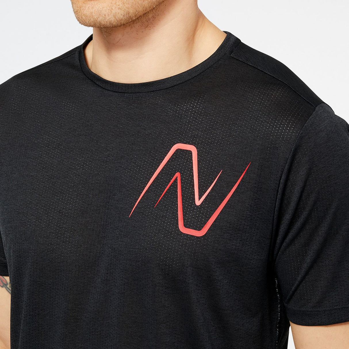 New Balance Men's Graphic Impact Run Short Sleeve-4