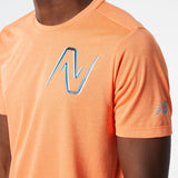 New Balance Men's Graphic Impact Run Short Sleeve-4