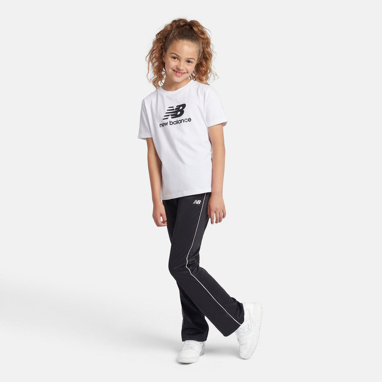 New Balance Youth Jersey Stacked Logo T-Shirt-4