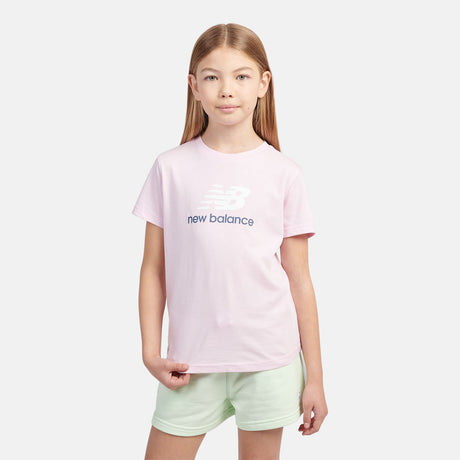 New Balance Youth Jersey Stacked Logo T-Shirt-1