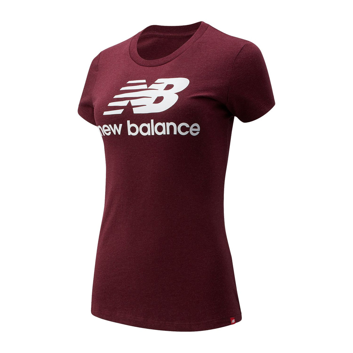 New Balance Women's Essentials Stacked Logo Tee-1