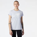 New Balance Women's Essentials Stacked Logo Tee-1