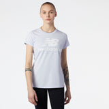 New Balance Women's Essentials Stacked Logo Tee-1