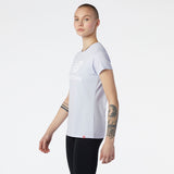 New Balance Women's Essentials Stacked Logo Tee-2