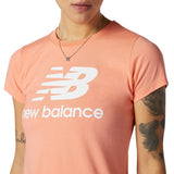 New Balance Women's Essentials Stacked Logo Tee-4