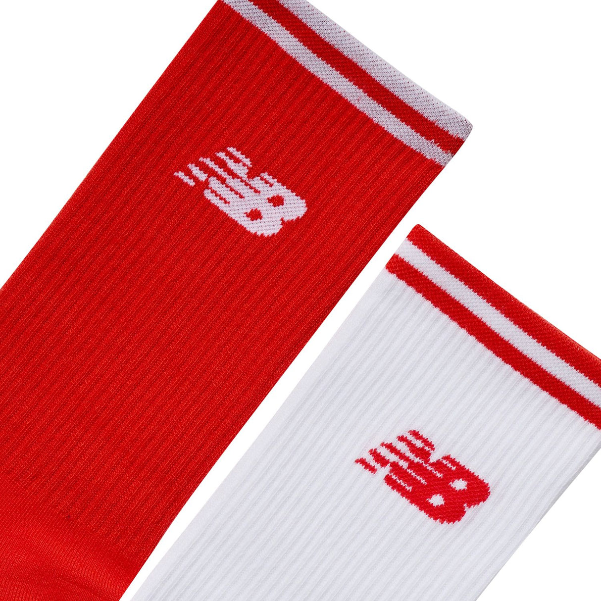New Balance Running Stripe Midcalf Socks 2 Pairs-3
