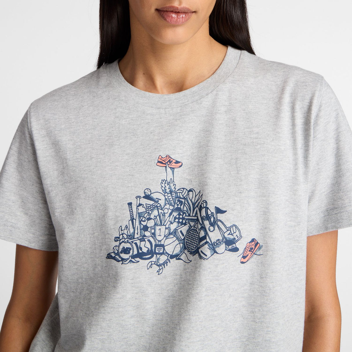 New Balance Women's Athletics Pile T-Shirt-4