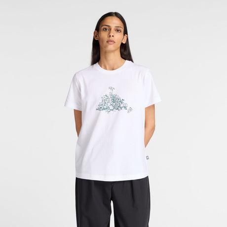 New Balance Women's Athletics Pile T-Shirt-1