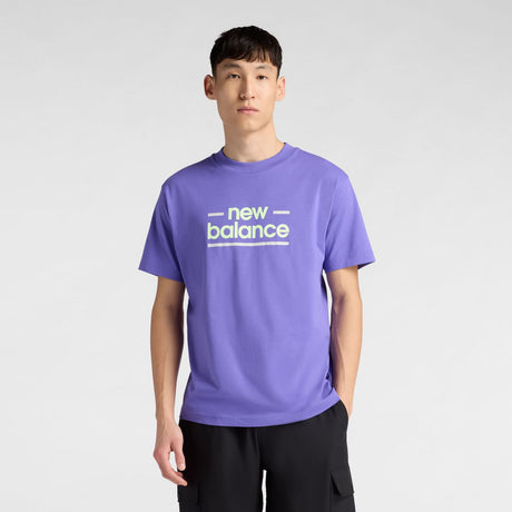 New Balance Men's Linear Lines T-Shirt-1