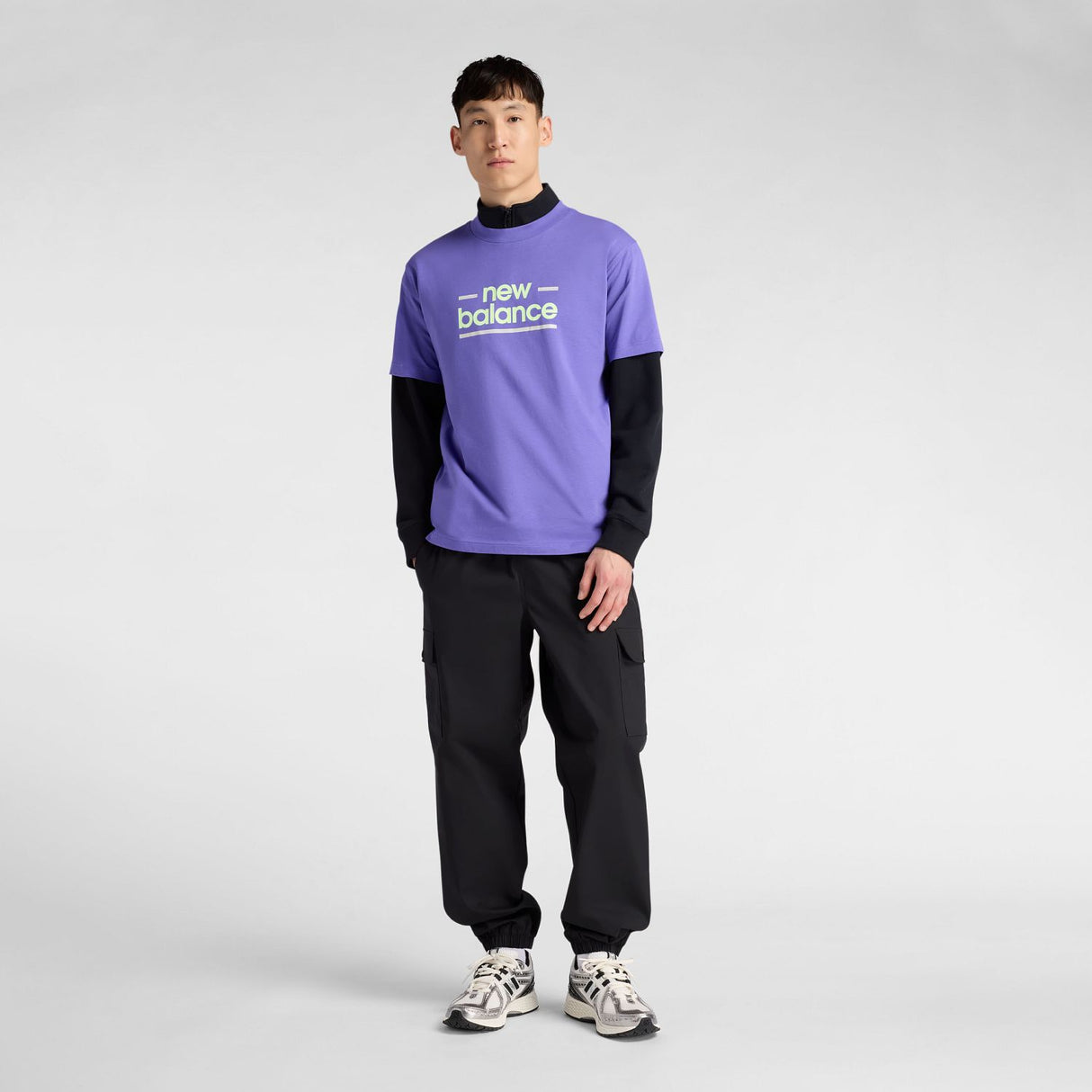 New Balance Men's Linear Lines T-Shirt-7