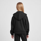 New Balance Youth Brush Back Small Logo Full Zip Hoodie-6