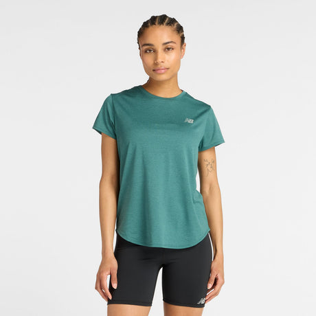 New Balance Women's Sport Core Heather T-Shirt-1