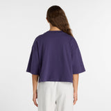 New Balance Women's Athletics Premium Chest Logo Cropped T-Shirt-4