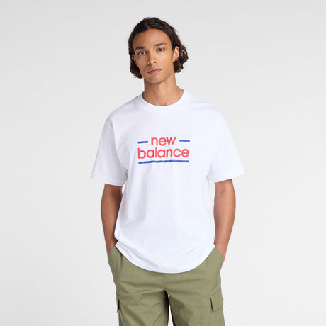 New Balance Men's Linear Lines T-Shirt-1